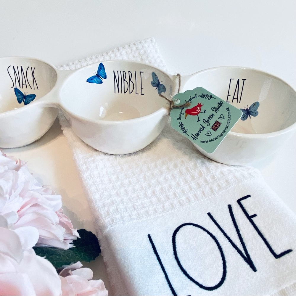Harvest Green Studio Bees Snack Nibble Eat Bowls - Picture 3 of 6